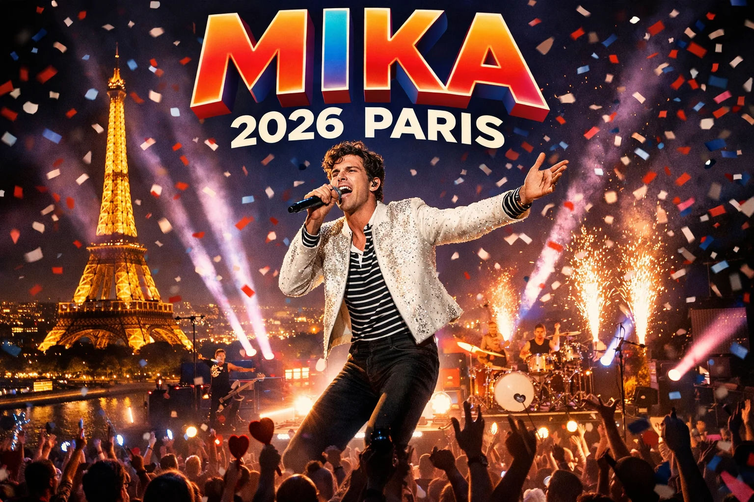Andrea Bocelli Concert In Paris 2026 Mika 2026 Paris
